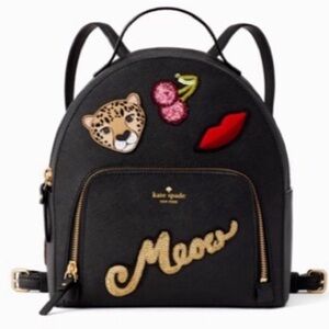 NWT Meow Kate Spade book bag